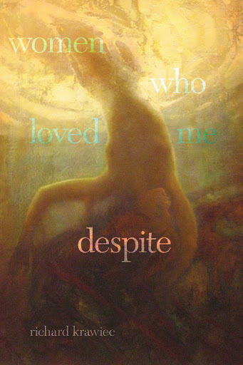 A painting of a naked woman with words on it.